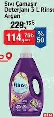 RİNSO ARGAN SIVI ÇAMAŞIR DETERJANI 3 L